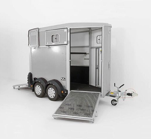 Ifor Williams Pferdeanhänger HB403-1,5er-silber