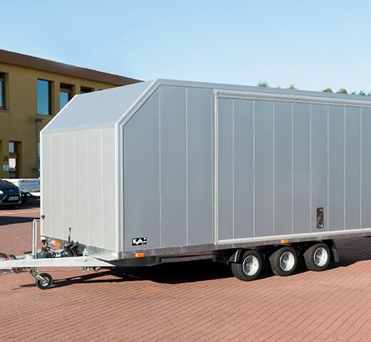 Vezeko Autotrailer Cargo Race Master 230x550cm H210cm 3,5t-E-Winde-silber