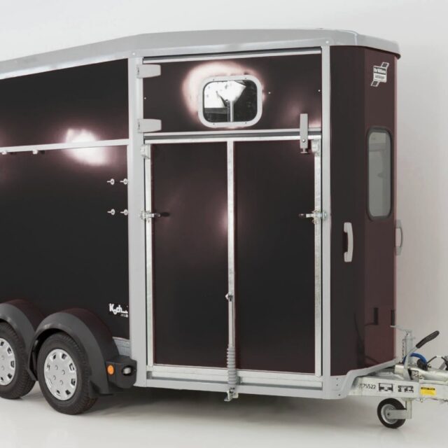 Ifor Williams Pferdeanhänger HB511-schwarz-Frontausstieg