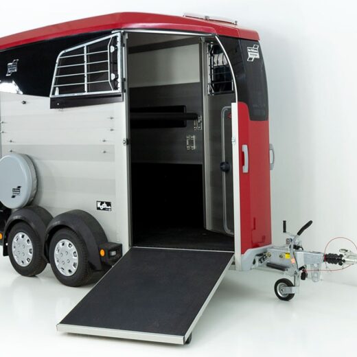 Ifor Williams Pferdeanhänger HBX 403-Frontausstieg -rot