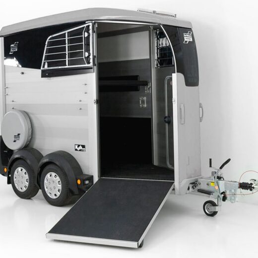 Ifor Williams Pferdeanhänger HBX 403-Frontausstieg -silber