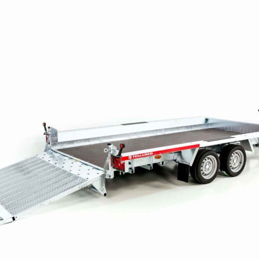 Temared Baumaschinenanhänger Builder 183x400cm 3,5t-Rampe