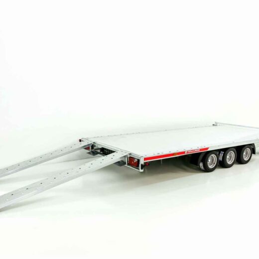 Temared Autotrailer CARLU 5121-S Aluboden 210x510cm 3,5t Tridem