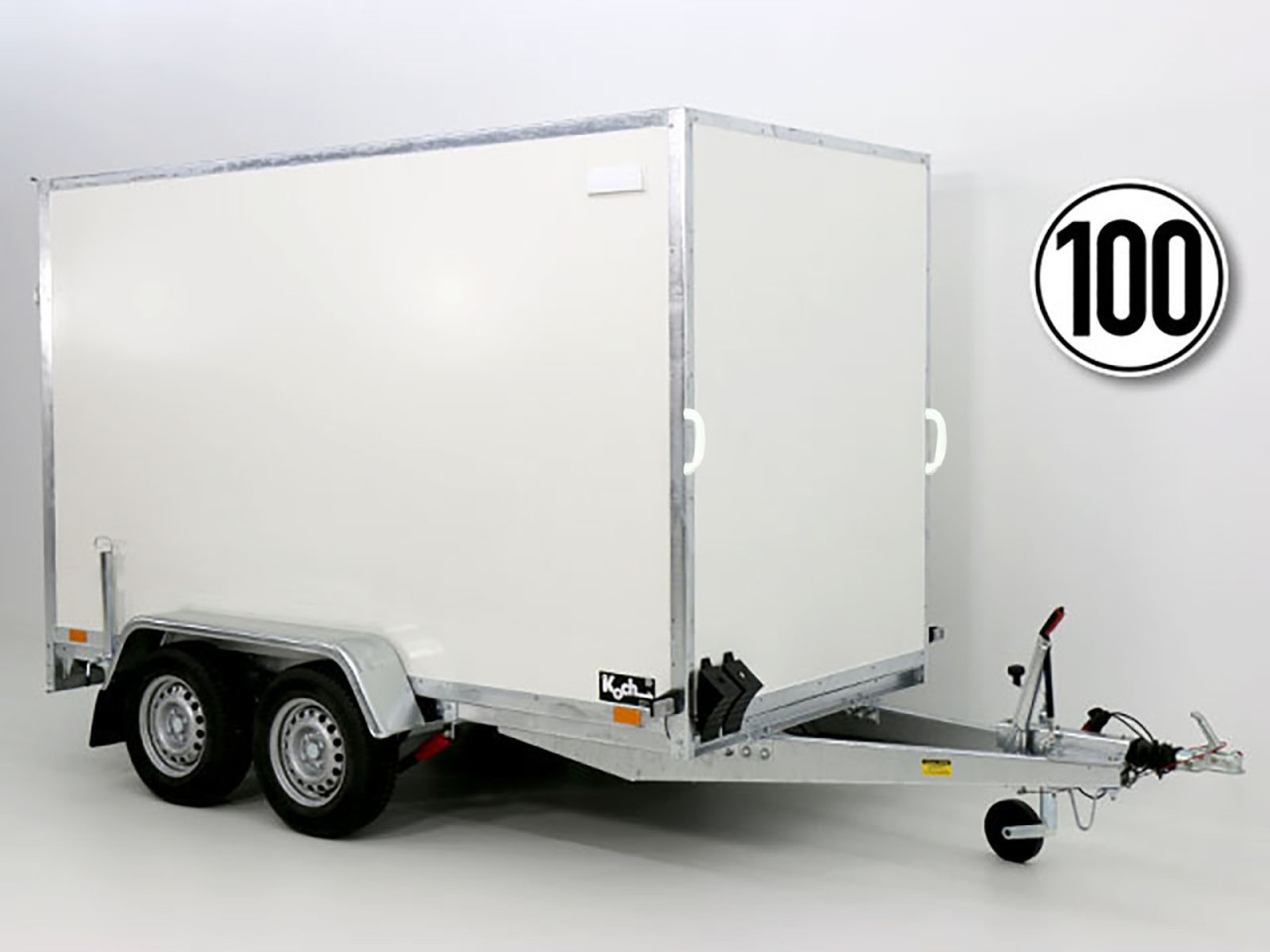 Blyss Kofferanhänger 150x305cm Höhe:180cm 2,7t, SW – Bild 2