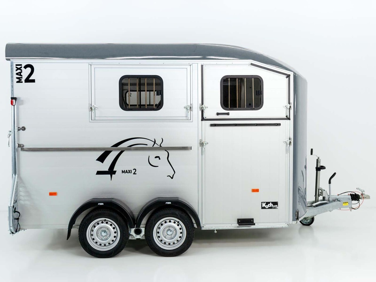 Cheval Liberte Pferdeanhänger MAXI 2, grau – Bild 5