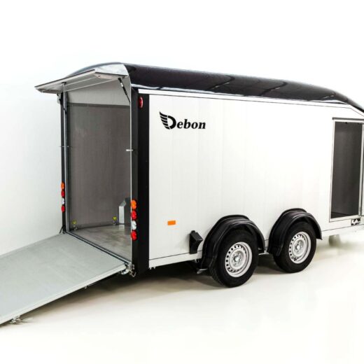 Debon Kofferanhänger Roadster Alu C900 202x495x200cm 3,5t schwarz