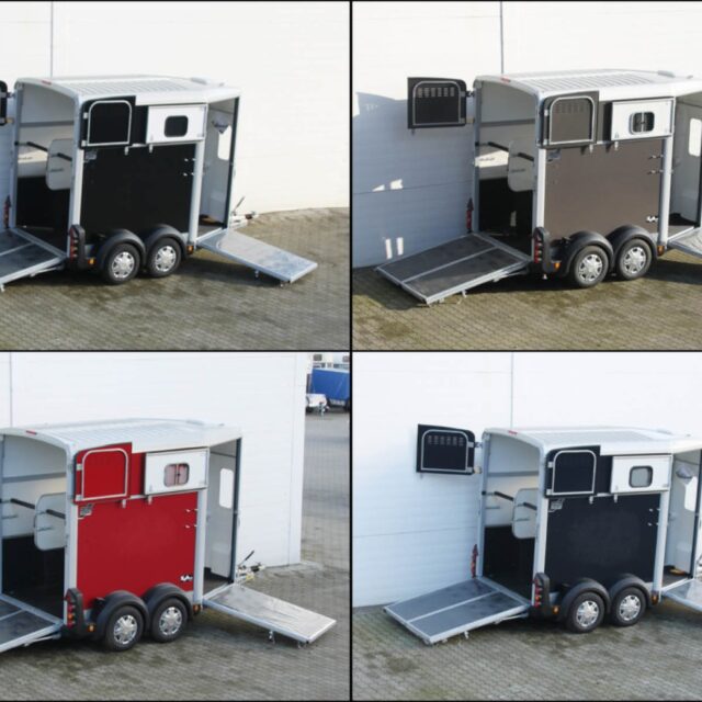 Ifor Williams Pferdeanhänger HB506-Frontausstieg-Klappenkombi