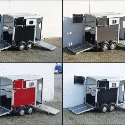 Ifor Williams Pferdeanhänger HB506-Frontausstieg-Klappenkombi