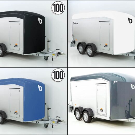Debon Kofferanhänger Roadster Alu C700 179×378 H201 2,6t, Alu, Polybug, Tür