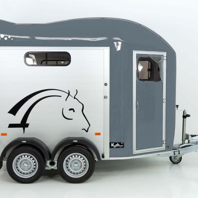 Cheval Liberte Pferdeanhänger GOLD 3, Premium, Pullman 2, Sattelkammer, grau