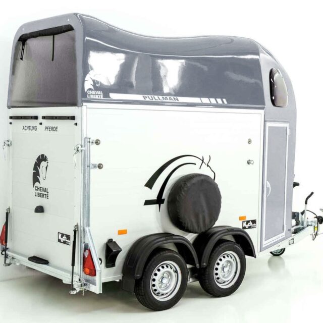 Cheval Liberte Pferdeanhänger GOLD One 1,5er, Pullman-Fahrwerk, grau
