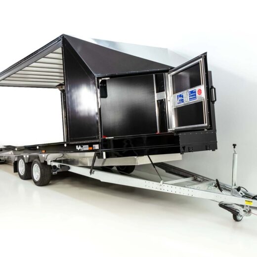 Moetefindt Autotransportanhänger Plane FTP235 235×550 3,5t H:180cm-Rückfahrlicht-Rückfahrkamera