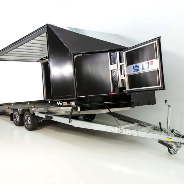 Moetefindt Autotransportanhänger Plane FTP235 235x550cm 3,5t Höhe:180cm-schwarze Felgen